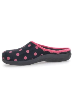 Pantofole Inblu 90 EC Nere Pois