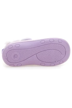 Pantofole lilla con glitter e chiusura a strappo Frozen D4310716T