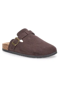 Pantofole marroni con fibbia ALTEMBERG 1310