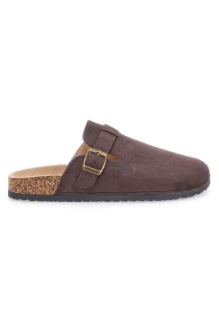 Pantofole marroni con fibbia ALTEMBERG 1310