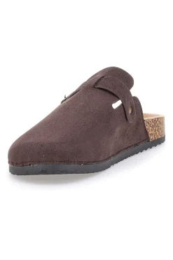 Pantofole marroni con fibbia ALTEMBERG 1310