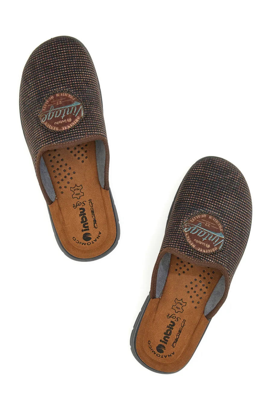Pantofole Marroni Inblu 48 BG