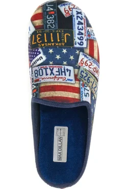 Pantofole Max Dillan 5556543 Blu
