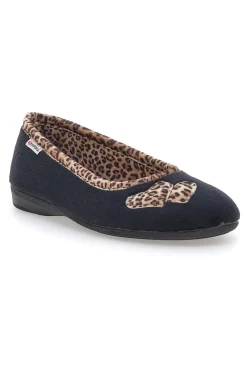 Pantofole Nere Animalier Superga 41598