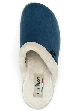 Pantofole Nere Con Plantare Anatomico Made In Italy Fly Flot 5120 da Donna
