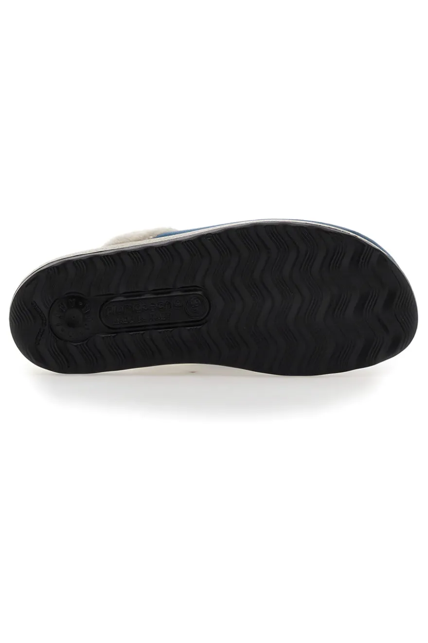 Pantofole Nere Con Plantare Anatomico Made In Italy Fly Flot 5120 da Donna