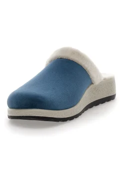 Pantofole Nere Con Plantare Anatomico Made In Italy Fly Flot 5120 da Donna