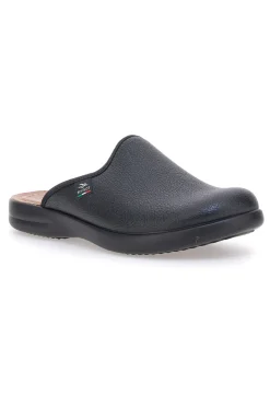 Pantofole nere con plantare forato e suola comfort Fly Flot 90P705022E