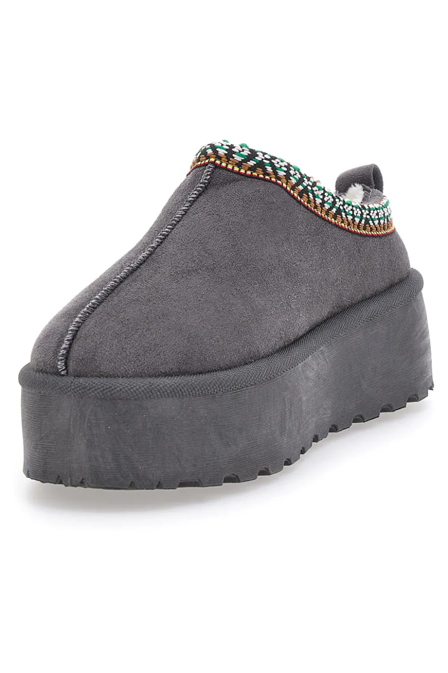 Pantofole nere con Platform ME&ME 001