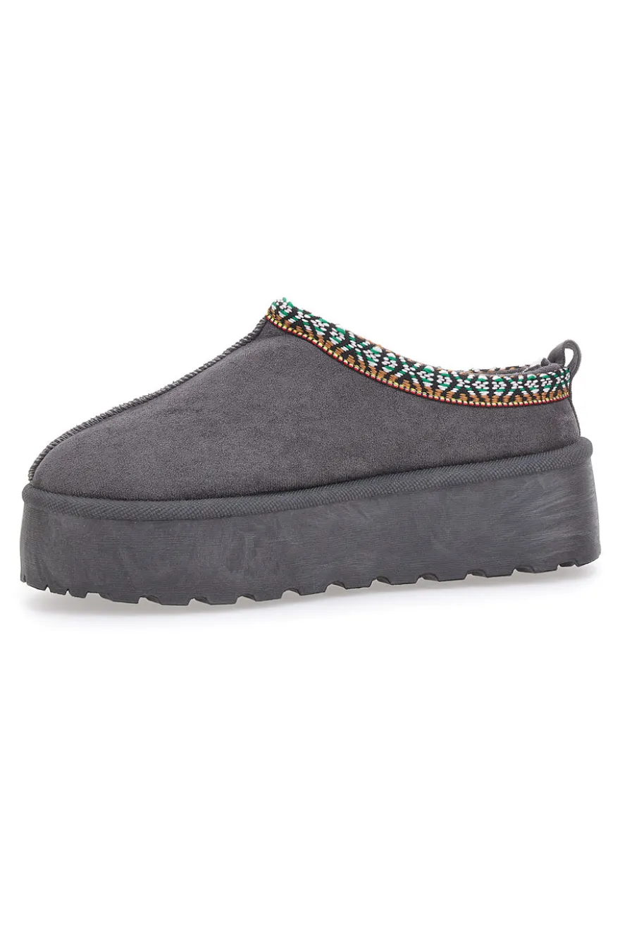 Pantofole nere con Platform ME&ME 001