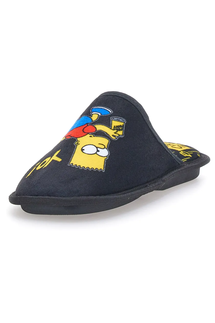 Pantofole Nere Simpson Bart 16421