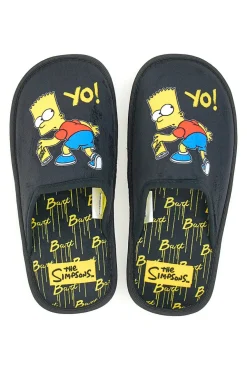 Pantofole Nere Simpson Bart 16421