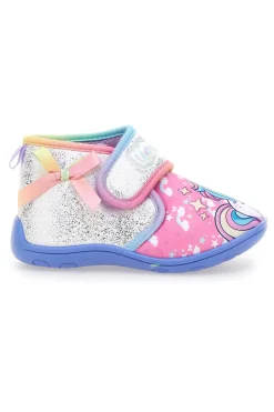 Pantofole Primi passi multicolore con glitter e arcobaleno Unicorn S8010196T