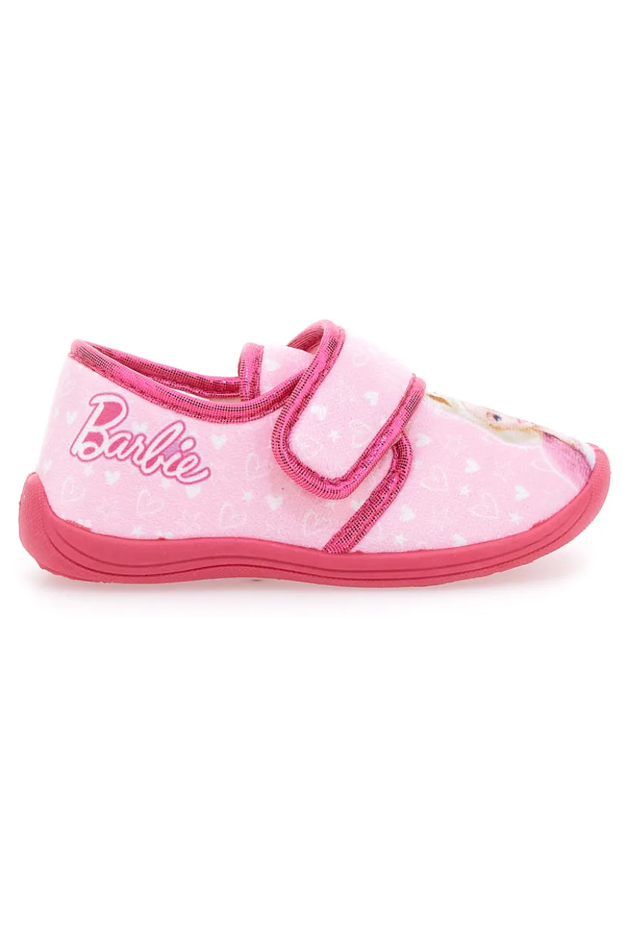 Pantofole Primi Passi Rosa Con Strappo in Velcro BARBIE 18BG4S09LA
