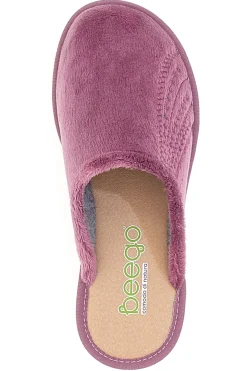 Pantofole rosa con ricamo Beego 7760