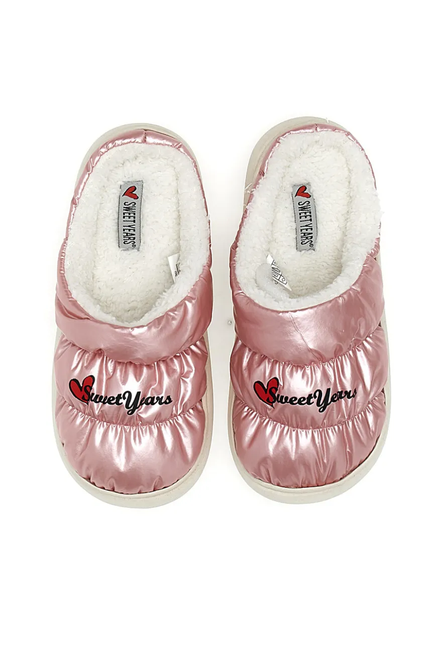 Pantofole Rosa imbottite Sweet years 2696