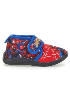 Pantofole rosse con stampa Spiderman e chiusura a strappo Spiderman R1310368T02