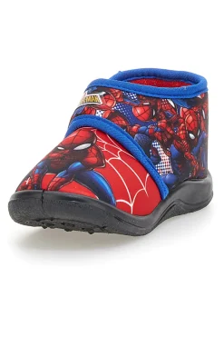 Pantofole rosse con stampa Spiderman e chiusura a strappo Spiderman R1310368T02