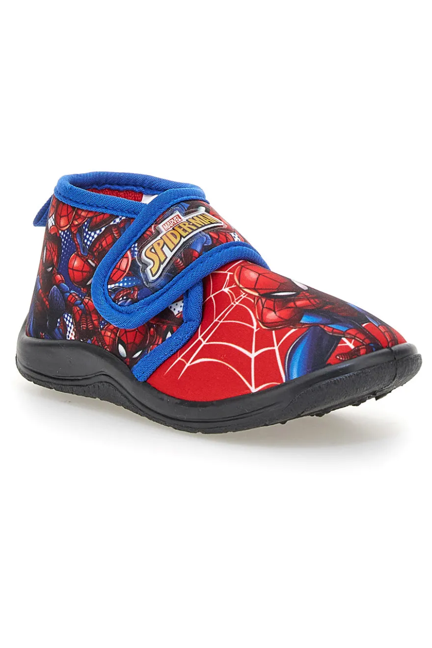 Pantofole rosse con stampa Spiderman e chiusura a strappo Spiderman R1310368T02