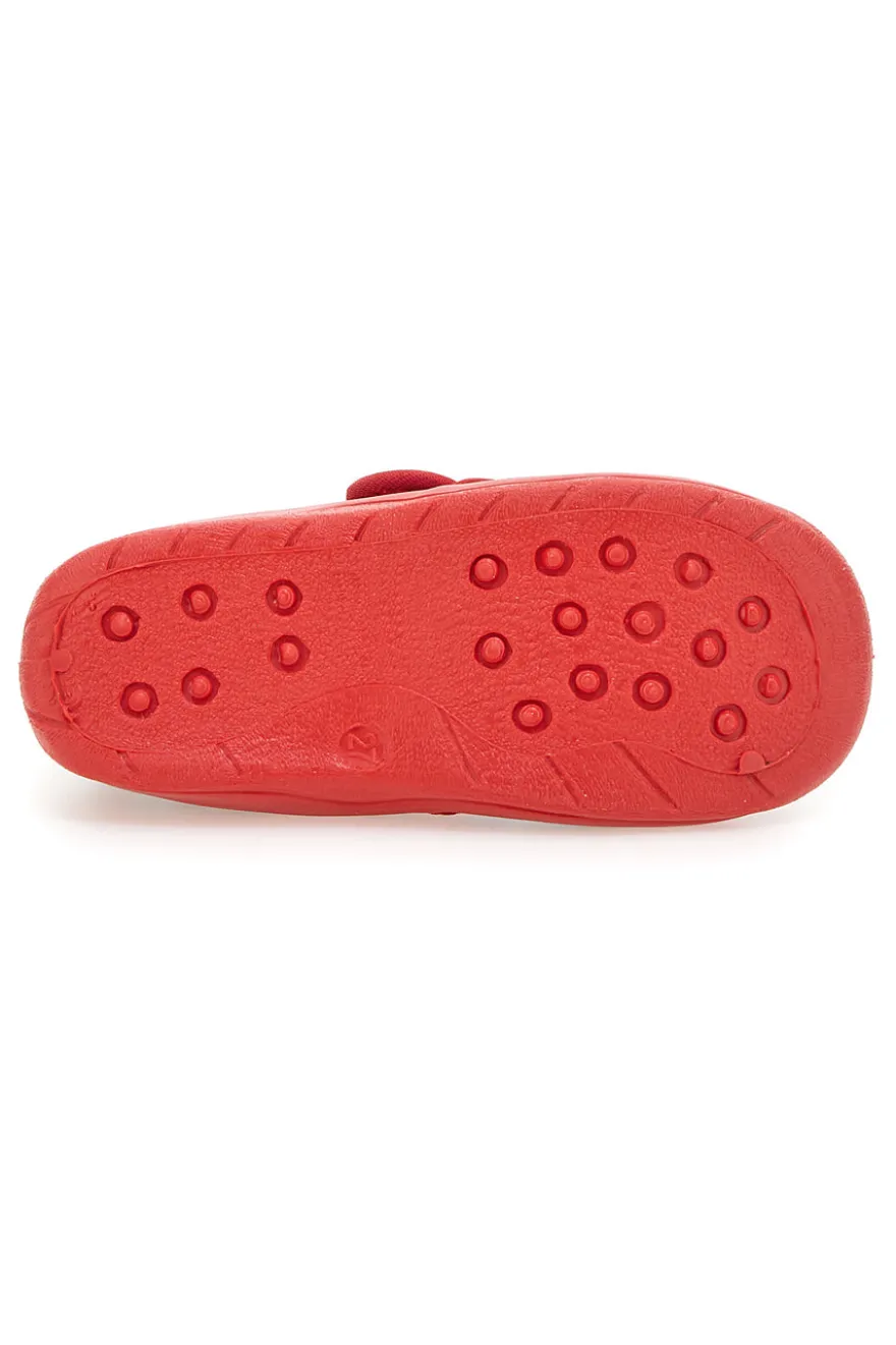 Pantofole rosse e blu con stampa Spiderman e chiusura a strappo Spiderman R1310311T01