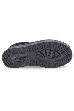 Pantofole Sabot nere con pelo con platform Pittarello Love PK1913A