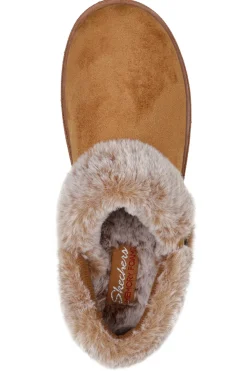 Pantofole Skechers Cozy Campfire Fresh Toast Marroni