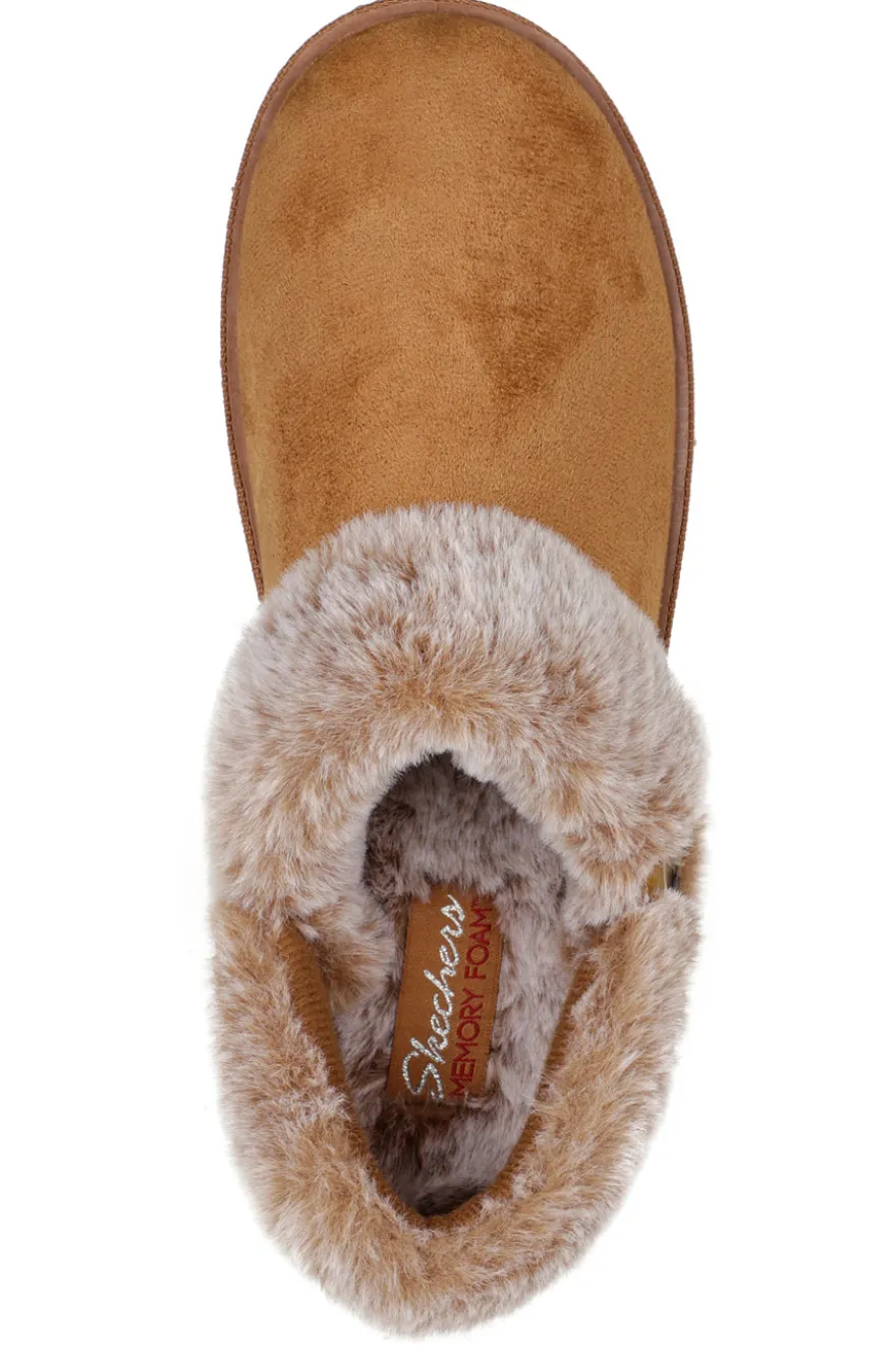 Pantofole Skechers Cozy Campfire Fresh Toast Marroni