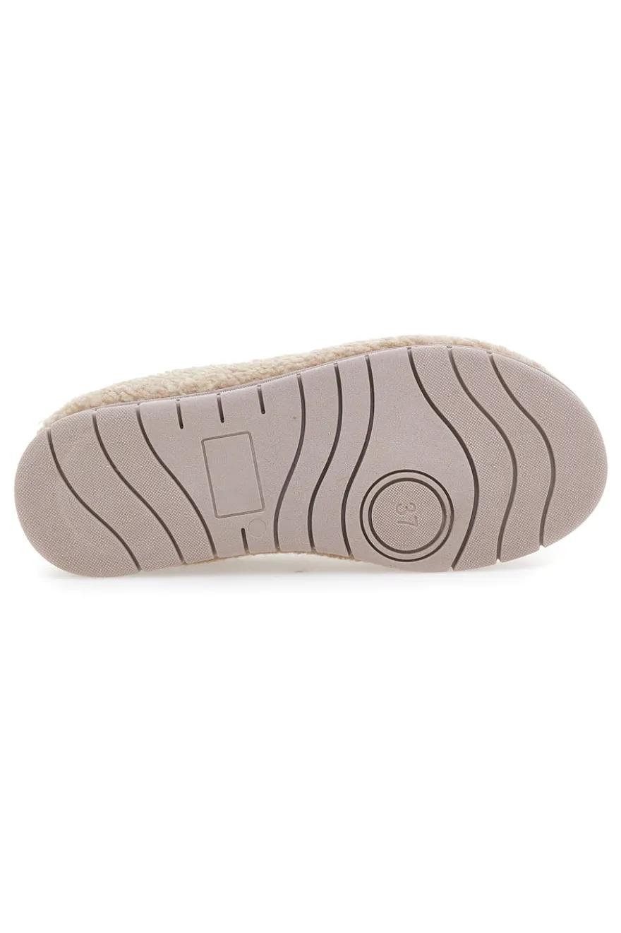 Pantofole teddy taupe Beego 7485