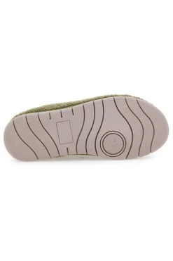 Pantofole teddy verdi Beego 7485