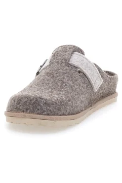 Pantofole Tortora con fibbia e sottopiede estraibile INBLU 38 cs