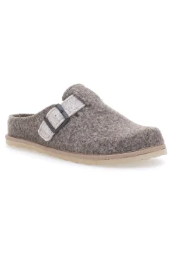 Pantofole Tortora con fibbia e sottopiede estraibile INBLU 38 cs