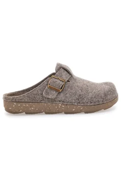 Pantofole tortora in feltro con fibbia Inblu 23 MT