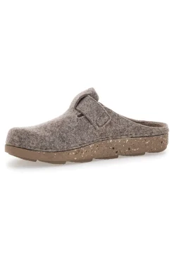 Pantofole tortora in feltro con fibbia Inblu 23 MT