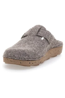 Pantofole Tortora In Panno Inblu12 mt