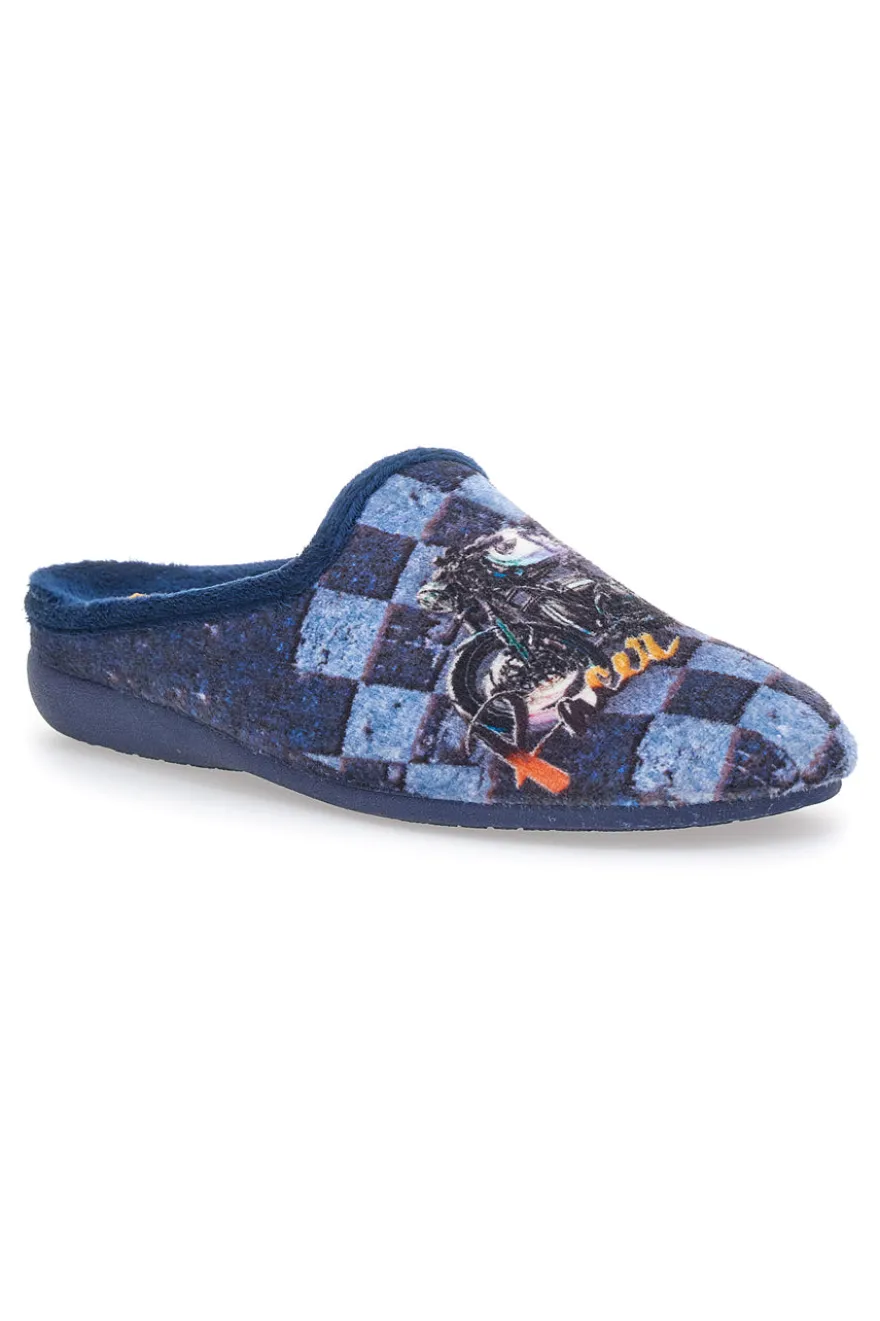Pantofole Tratti 189 Moto Blu