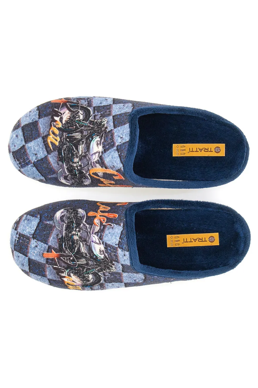 Pantofole Tratti 189 Moto Blu