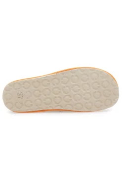 Pantofole verdi con bordo arancione INBLU 39 CS