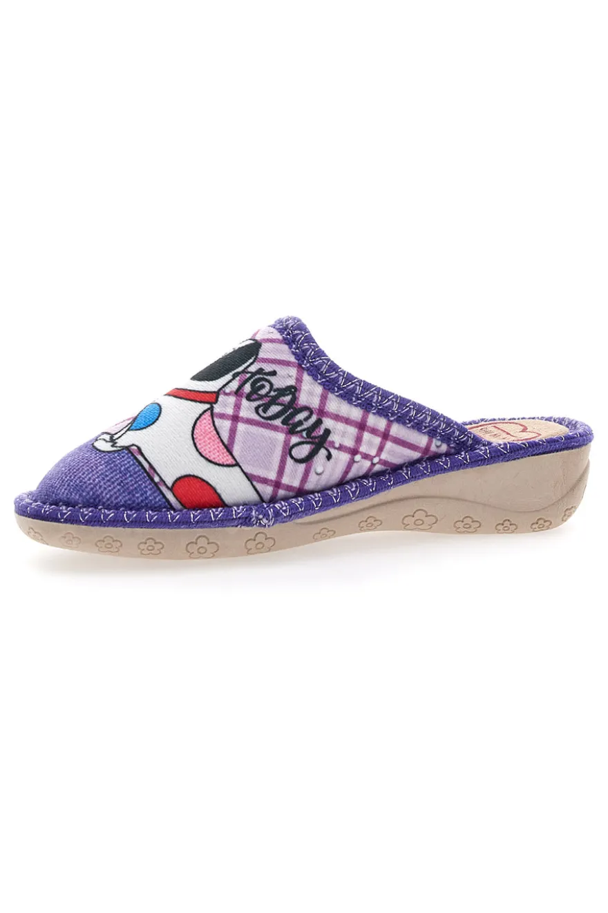 Pantofole Viola Still Blu 2830012