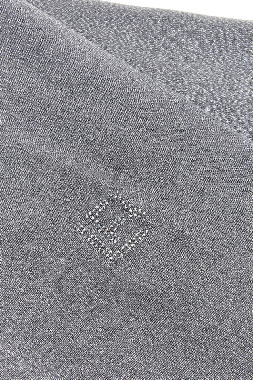 Pashmina argento con frange Laura Biagiotti 99s298-71