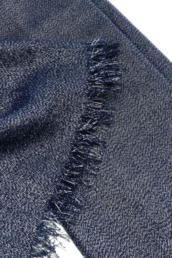 Pashmina blu con frange Laura Biagiotti 99s298-71