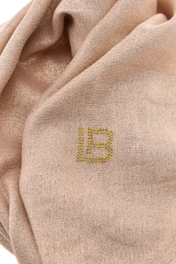 Pashmina oro rosa con frange Laura Biagiotti 99s298-71
