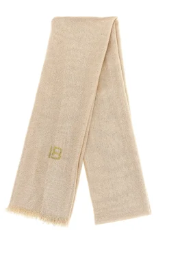 Pashmina oro rosa con frange Laura Biagiotti 99s298-71