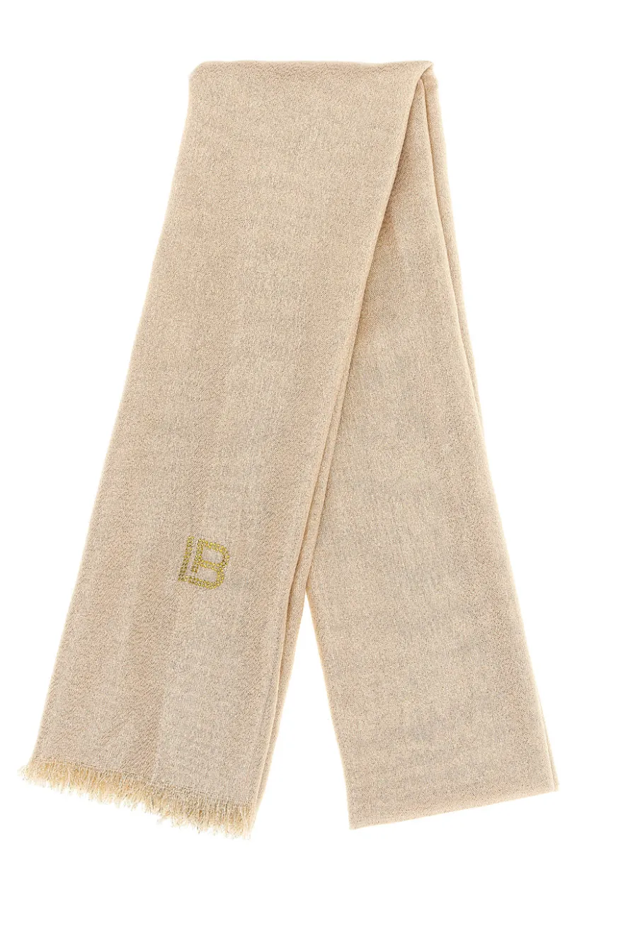 Pashmina oro rosa con frange Laura Biagiotti 99s298-71