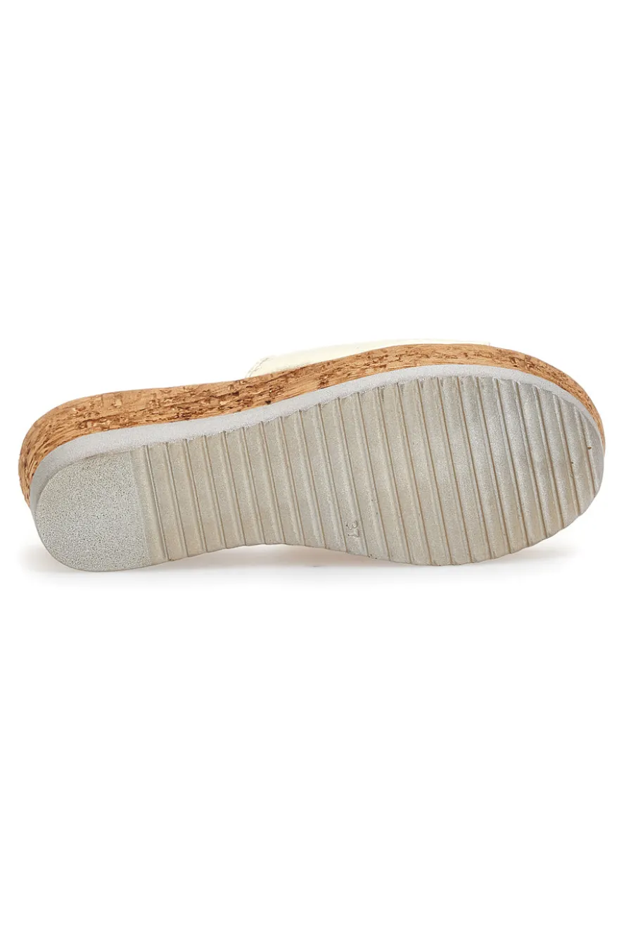 Pitatrello Plateau-Hausschuhe 2331 Gold