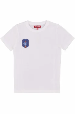 Pitt Kids Weißes T-Shirt mit aufgestickter Rakete PT-BT-05026