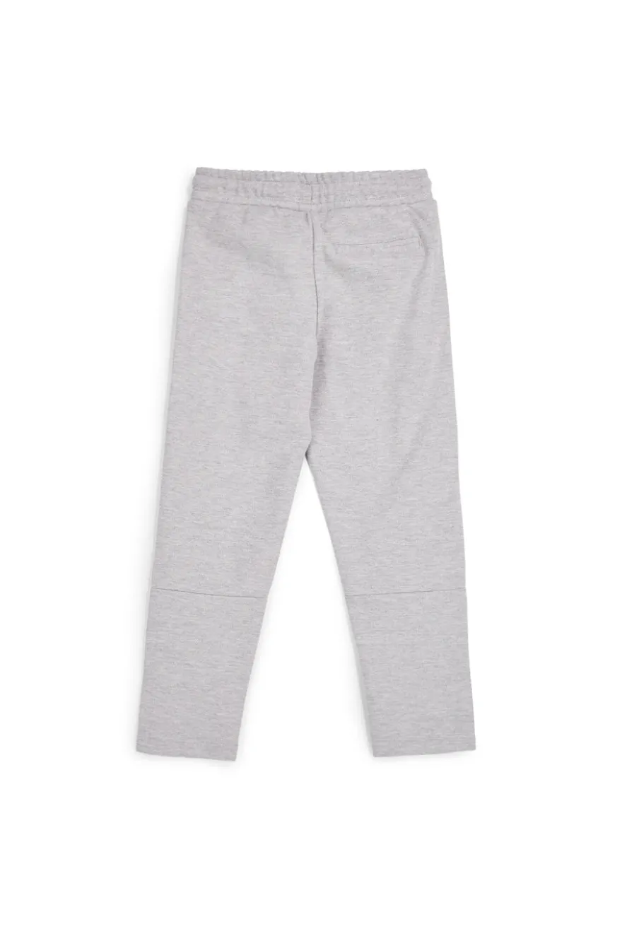 Pitt Kinder Hose grau mit Kordelzug und Reißverschluss Pt-b-p-9054