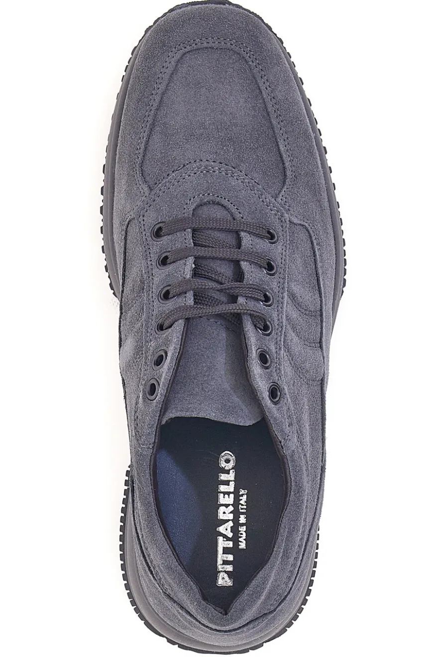 Pittarello 2920 Lässige graue Wildleder-Sneaker
