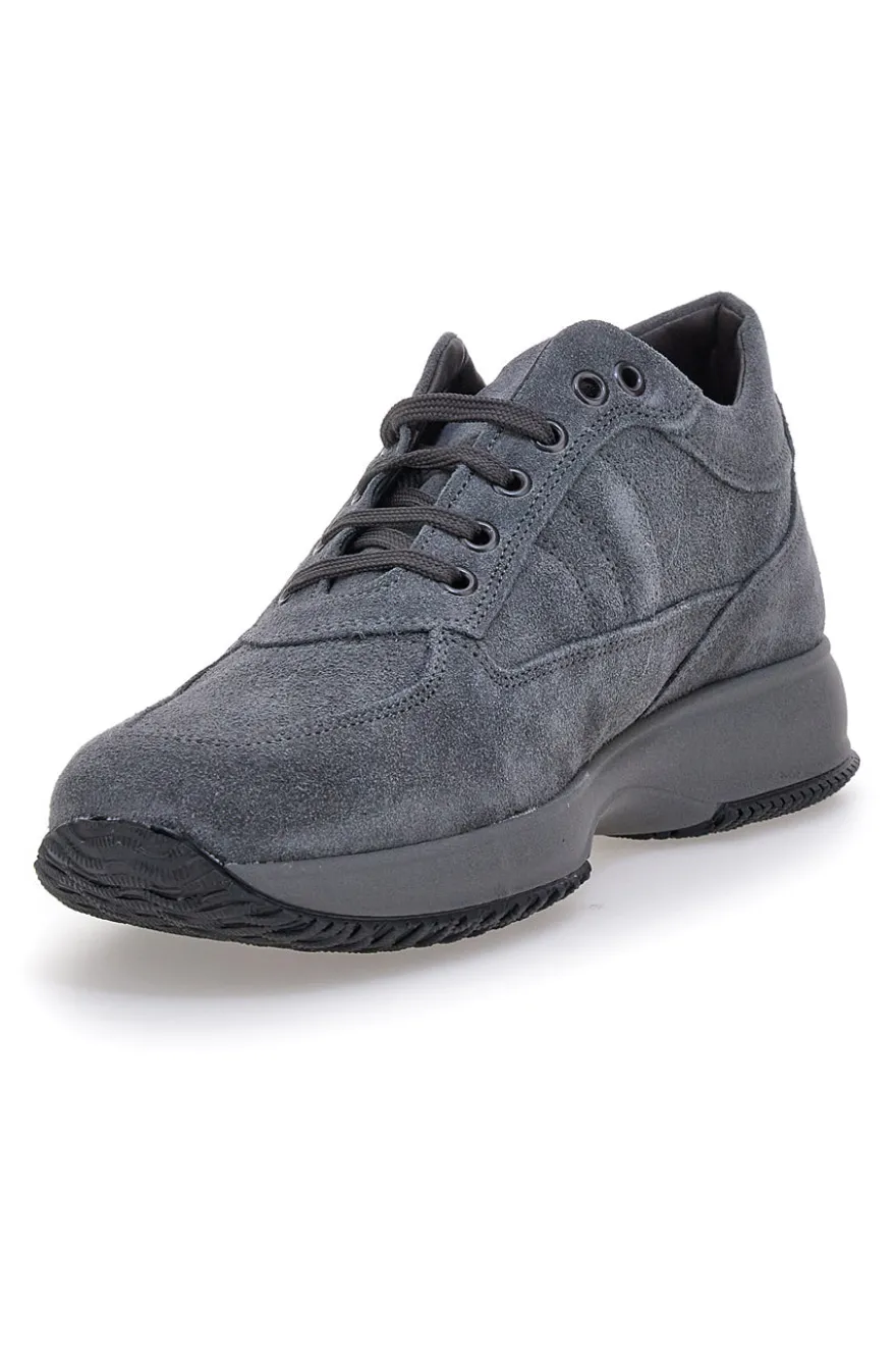 Pittarello 2920 Lässige graue Wildleder-Sneaker