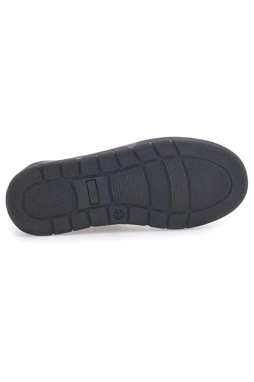 Pittarello 17801 Schwarze Lederstiefeletten mit Memory Foam