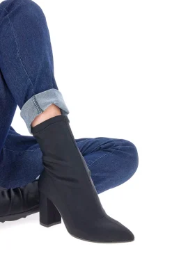 Pittarello 2636 Schwarze Sockenstiefeletten für Damen